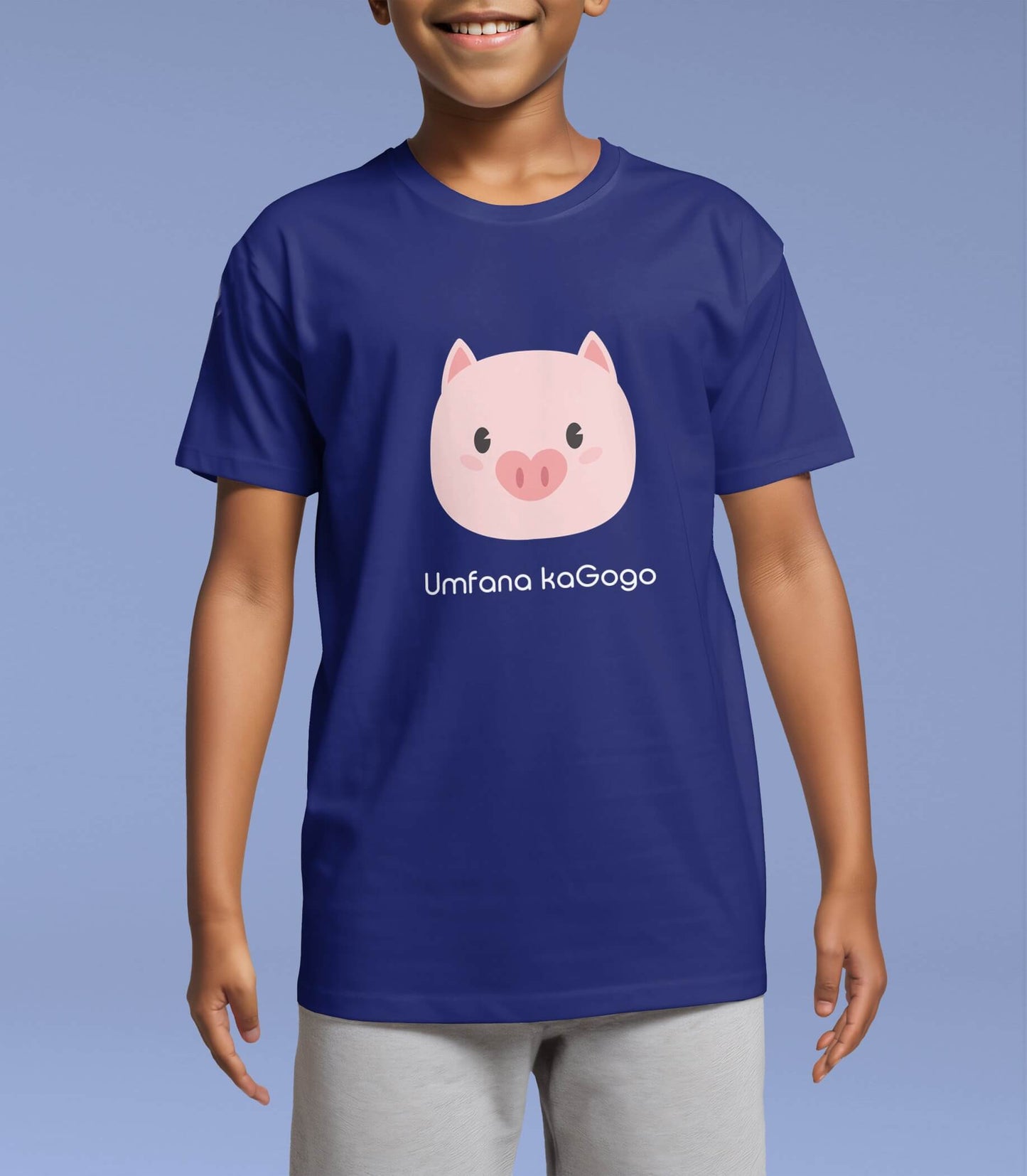 Pig_Umfana kaGogo (Granny's Boy) - Kiddies T-Shirt