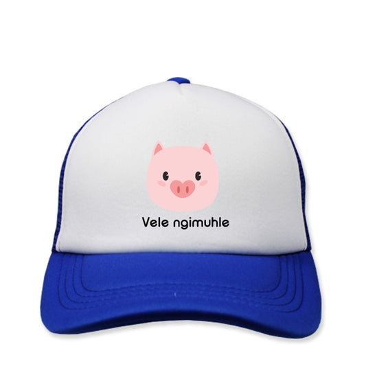 Pig_Vele ngimuhle (Of course, I am cute/pretty/beautiful/handsome) - Two-Tone Trucker.