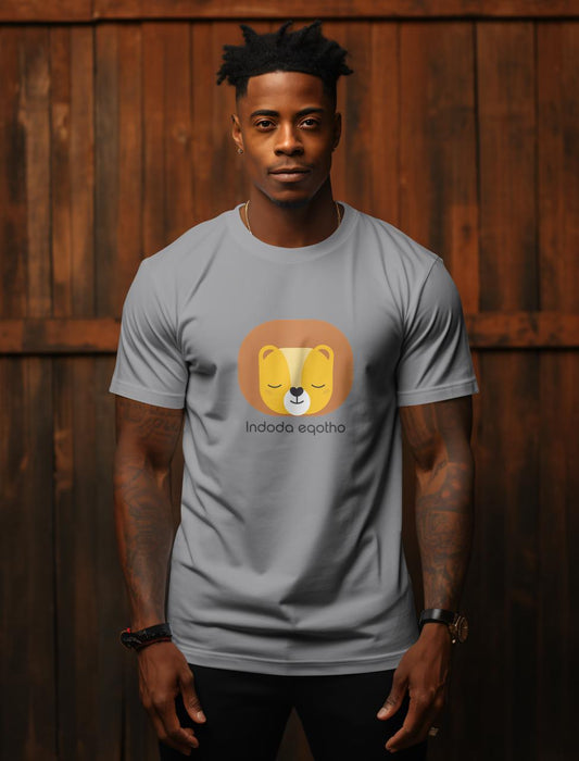 Indoda eqotho (An upstanding man) - Men's T-shirts - Lion